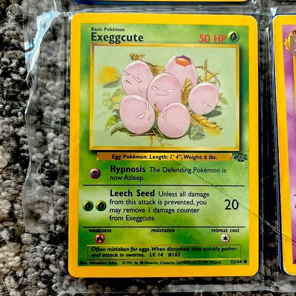 exeggcute pokemon card Erika's Exeggcute (77/132) [Gym Heroes 1st Edition]